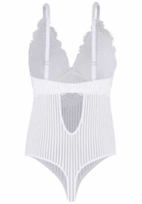 Çıtçıtlı Ekru Bodysuit W-2578 - 2